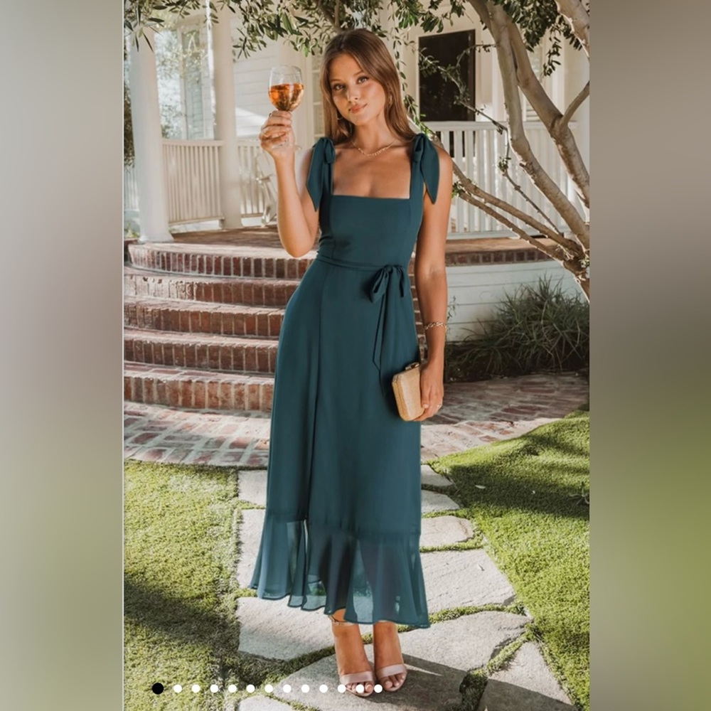 Green Bridemaid Dress